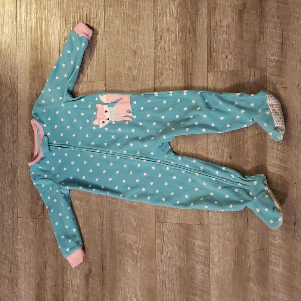 Carter's 2T Fleece Footed Zip-up Sleeper